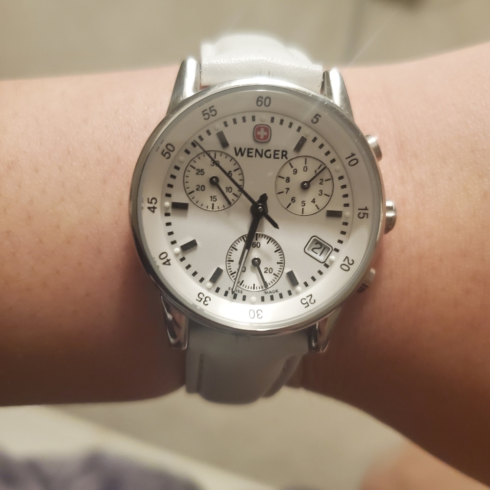 White Wenger ladies watch